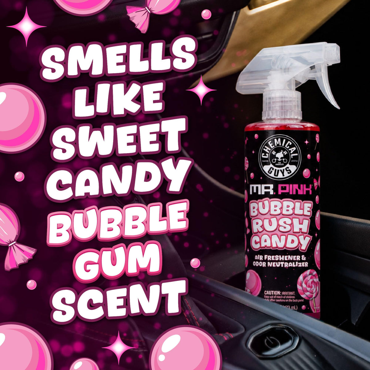 Chemical Guys, Mr. Pink Car Wash Soap, Foam Cannon & Bucket Wash, 64 oz
