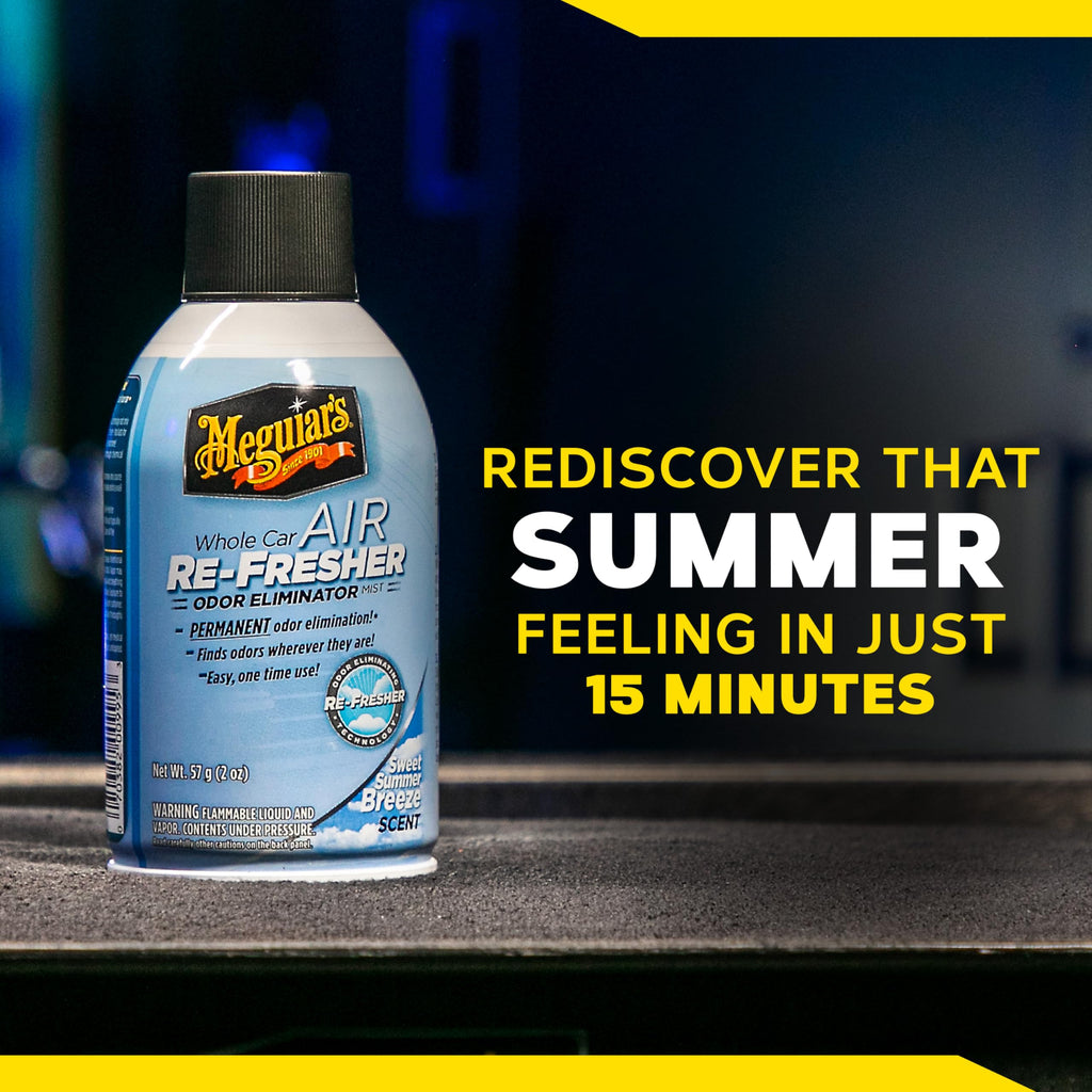 Meguiar's Car Air Refresher Odor Fighting Mist, Tropical Rainforest, 2 Oz