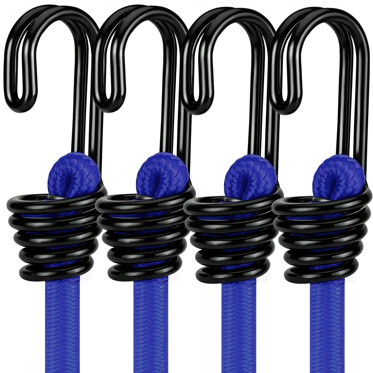 WORKPRO Bungee Cords with Hooks, Heavy Duty Outdoor Bungee Strap, 22-Piece