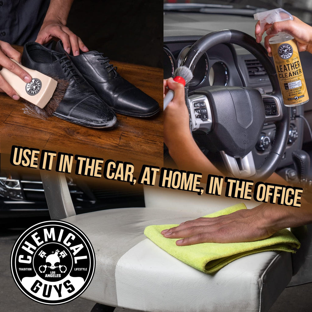 Chemical Guys, Leather Cleaner & Conditioner Kit for Cars & Home, 2 x 16 oz