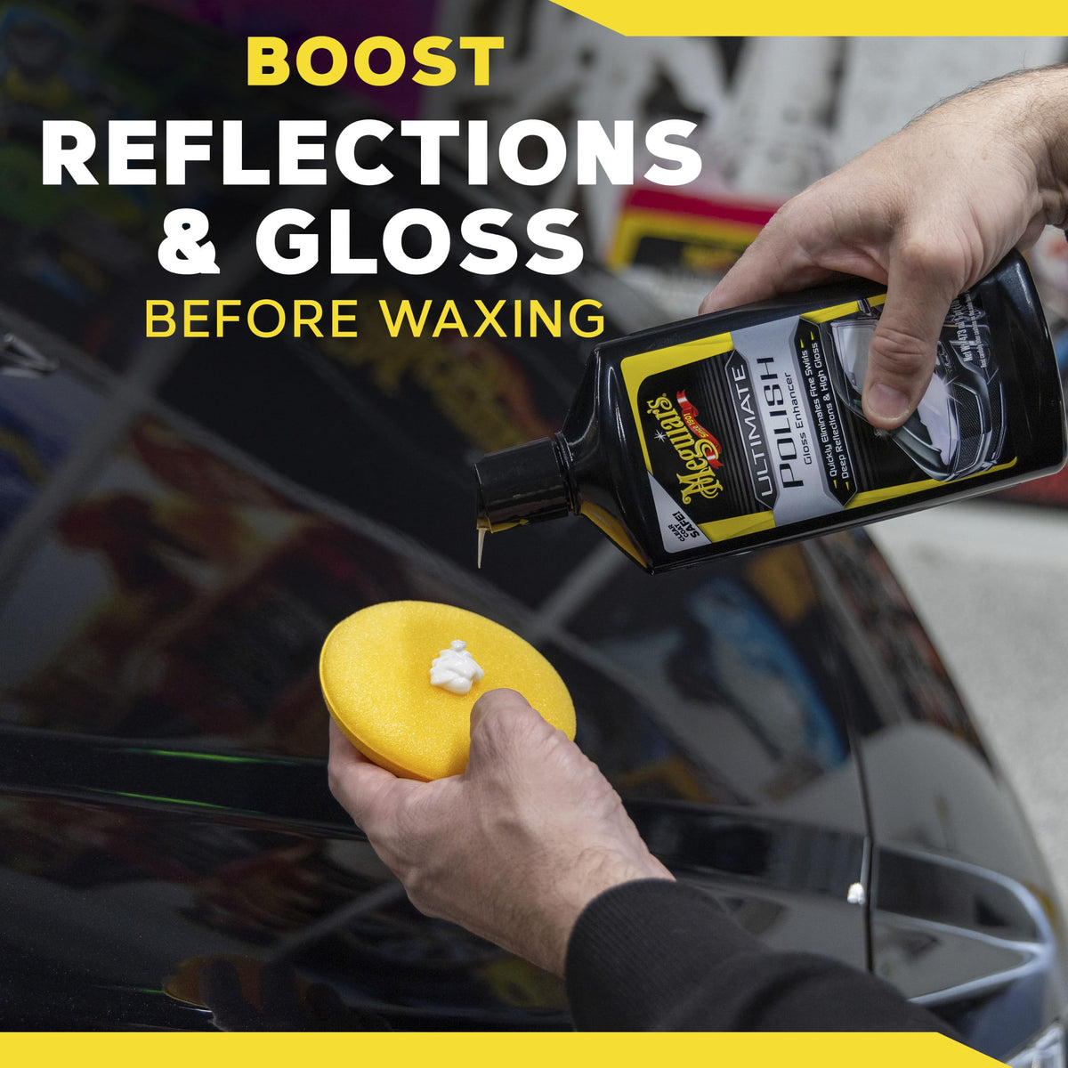 Meguiar’s Ultimate Polish, High-Gloss Polish for a Show Car Shine, 16 oz