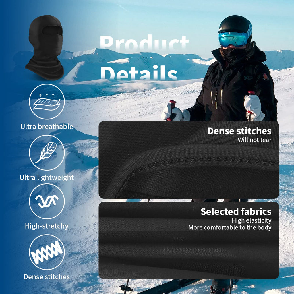 YESLIFE Summer Balaclava Ski Mask for Men&Women, Face Mask