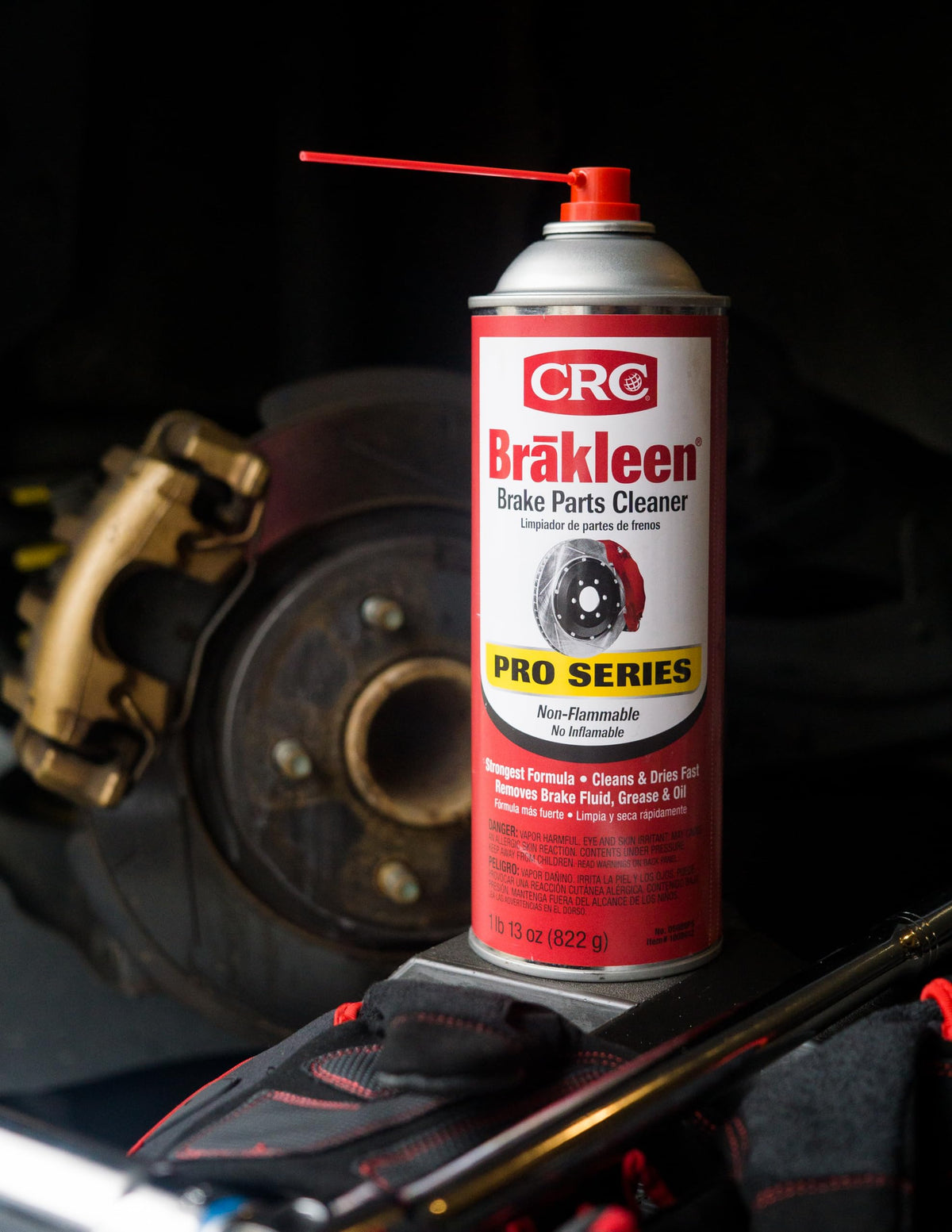 CRC Brakleen Brake Parts Cleaner Spray - Non-Flammable - 19 oz (12-Pack)