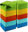 AIDEA Microfiber Cleaning Cloth-50PK, Microfiber Towels for Cars, 12"×12"