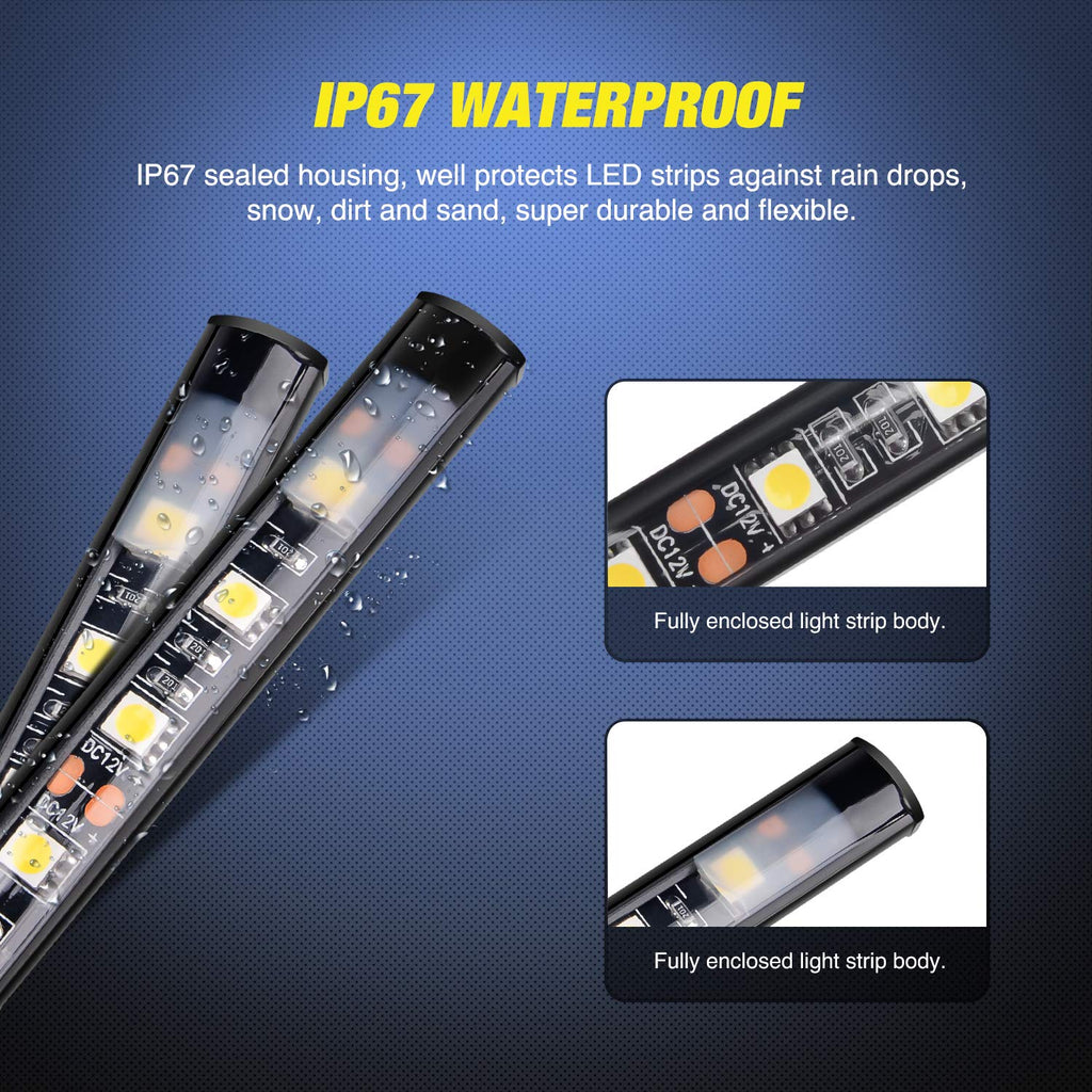 Nilight 3PCS 60 Inch Truck Bed Light Kit 270 LEDs
