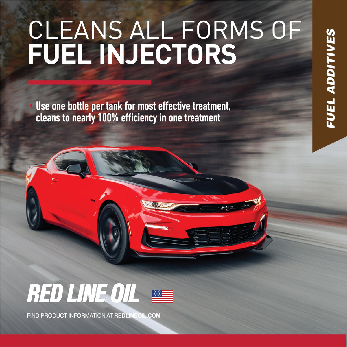 Red Line 60103 SI-1 Complete Fuel System Cleaner - 15 Ounce- Fuel Injector Cleaner and Carburetor Cleaner for Corrosion Prevention and Injector, Valve, and Combustion Chamber Deposit Removal