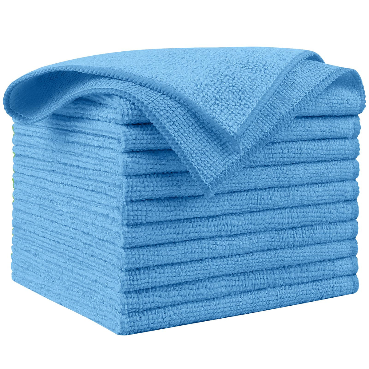 AIDEA Microfiber Cleaning Cloth-50PK, Microfiber Towels for Cars, 12"×12"