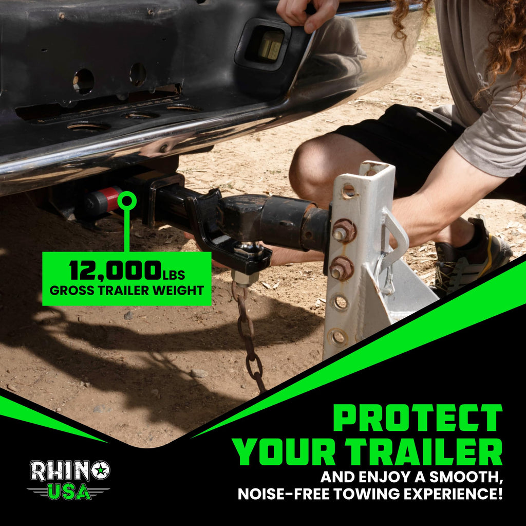 Rhino USA 2in Trailer Hitch Pin - Patented Locking Receiver Pin