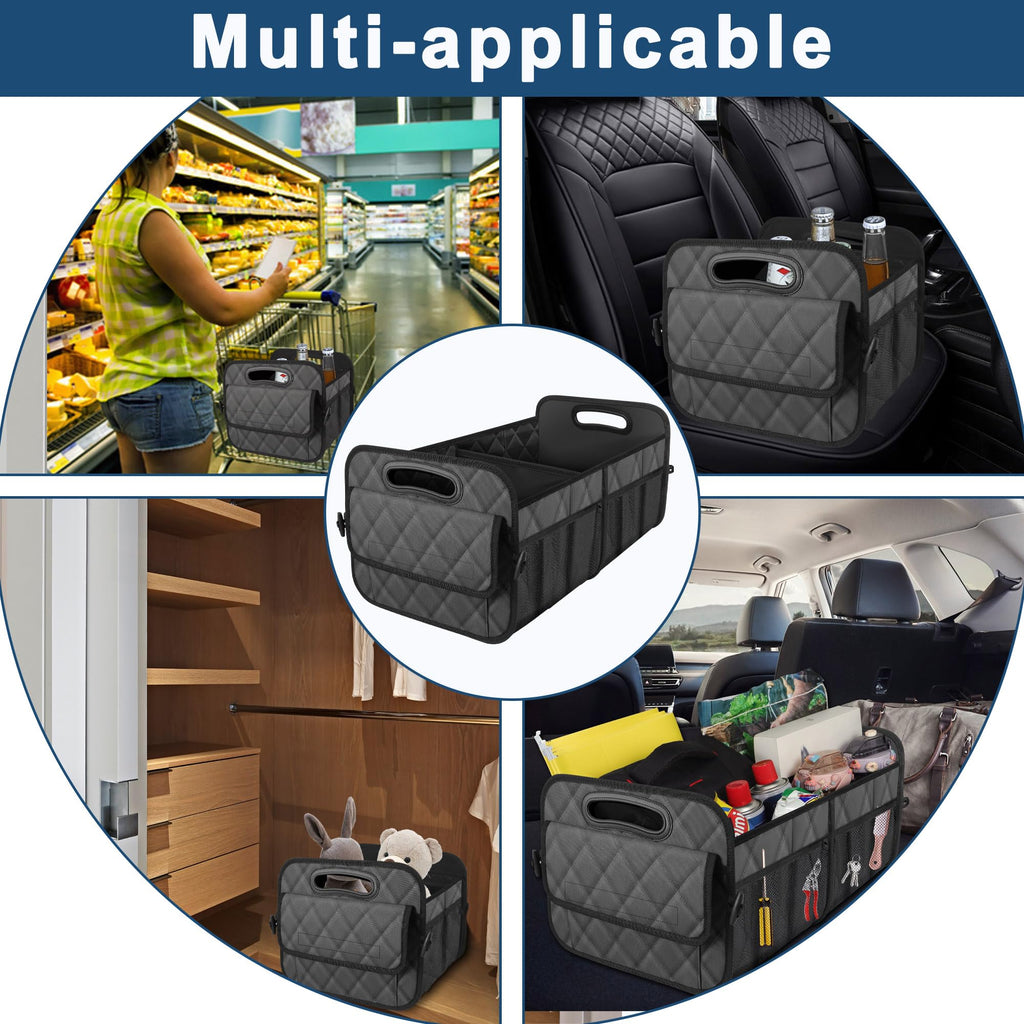 Deosk Car Trunk Organizer for SUV, Foldable Car Organizers and Storage