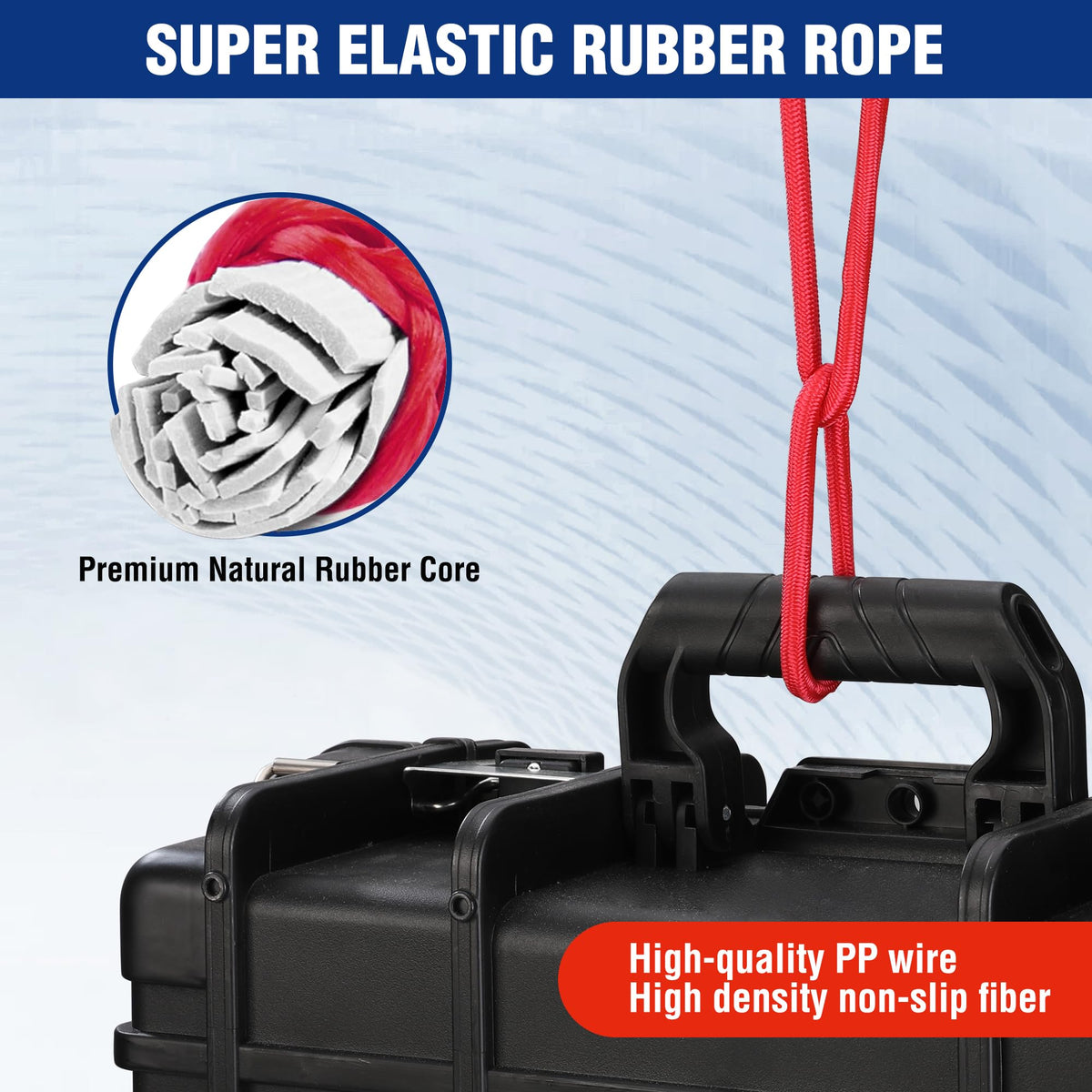 WORKPRO Bungee Cords with Hooks, Heavy Duty Outdoor Bungee Strap, 22-Piece