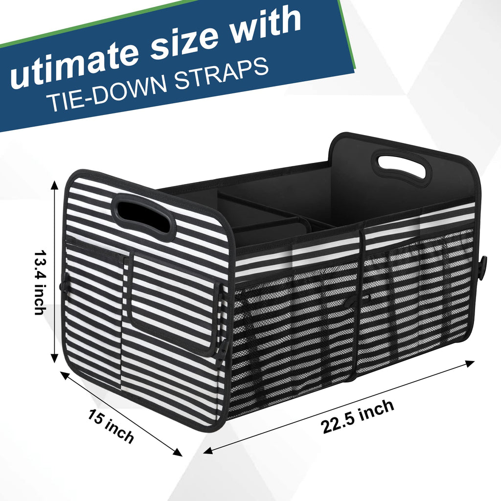 Femuar Car Trunk Organizer-Collapsible Car Storage for Suv/Jeep/Sedan