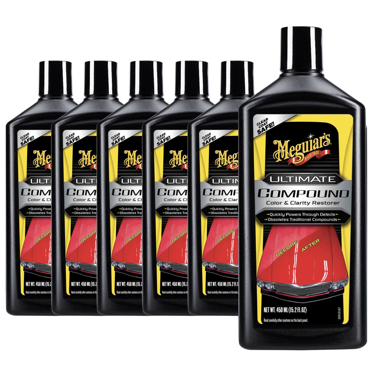 Meguiar's Ultimate Compound, Pro-Grade Car Scratch Remover, 15.2 Oz