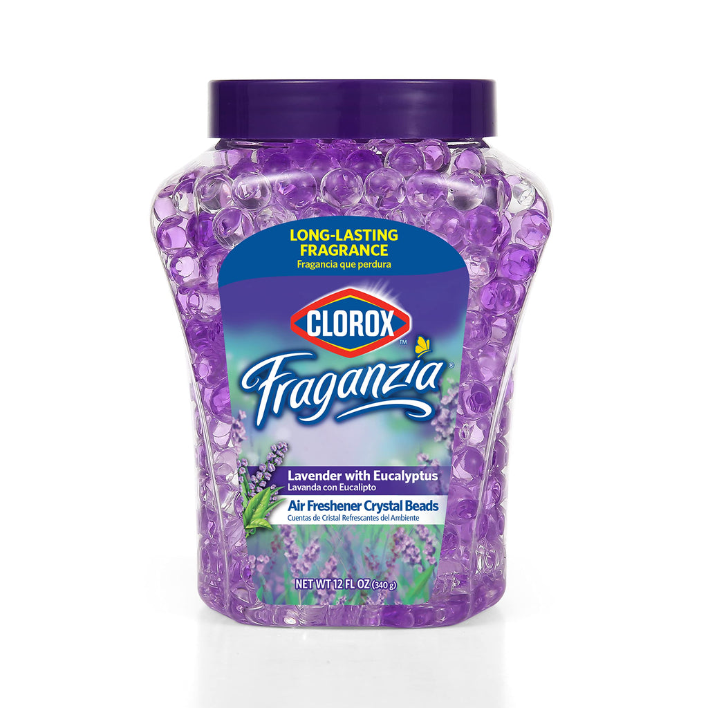 Clorox Fraganzia Crystal Beads Air Freshener, Island Escape Scent, 12 Fl Oz