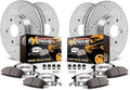 PowerStop Z36 Truck & Tow Brake Pad & Rotor Kit Front & Rear K2798-36
