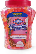 Clorox Fraganzia Crystal Beads Air Freshener, Island Escape Scent, 12 Fl Oz