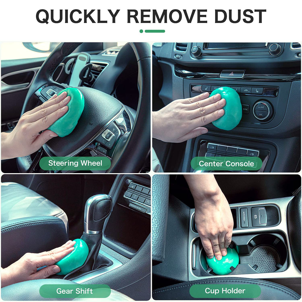 TICARVE Car Cleaning Gel Detailing Putty Car Putty Auto Detailing Tools Car Interior Cleaner Cleaning Slime Car Accessories Keyboard Cleaner Rose/NT WT: 5.6 oz (160 gr)