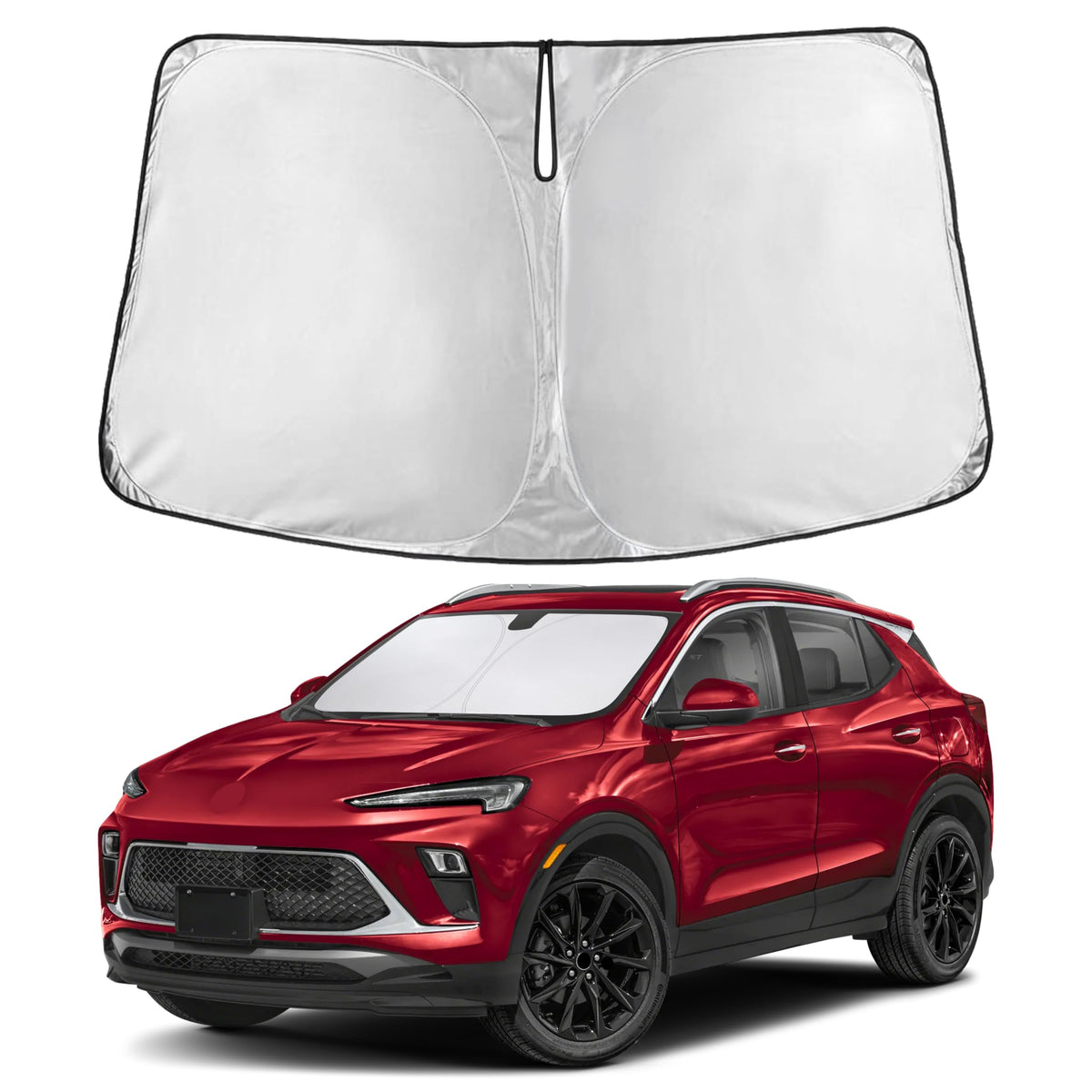 EcoNour Car Windshield Sun Shade, Front Window Sun Blocker for SUVs,Sedan