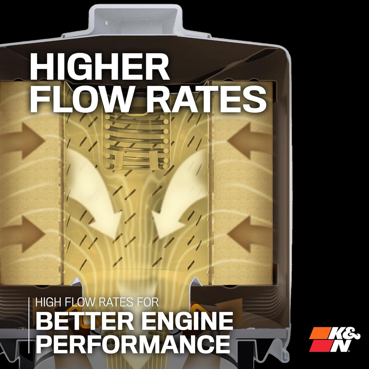 K&N Oil Filter: 20,000 Mile Engine Protection with Wrench Off Nut, HP-1003