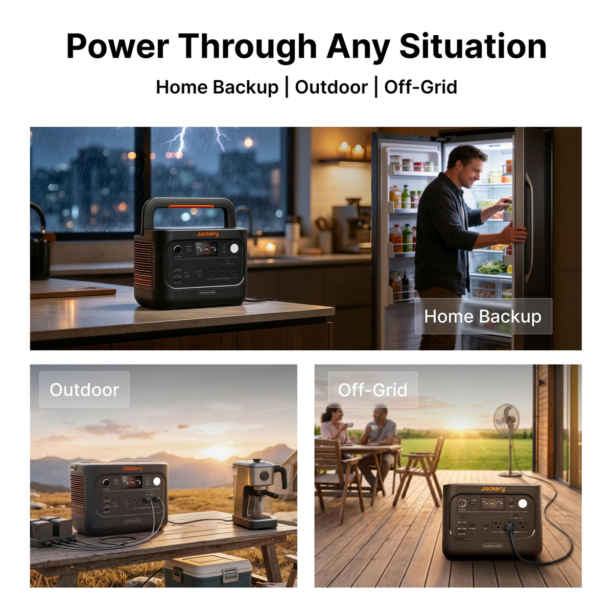 Jackery Explorer 1000 v2 Portable Power Station,1070Wh,1500W