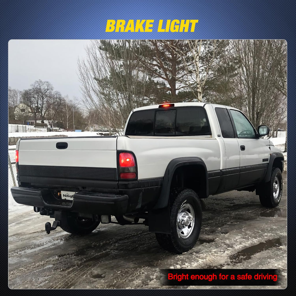 Nilight Third Brake Light for Ford F-150 2009-2014, Smoked Lens