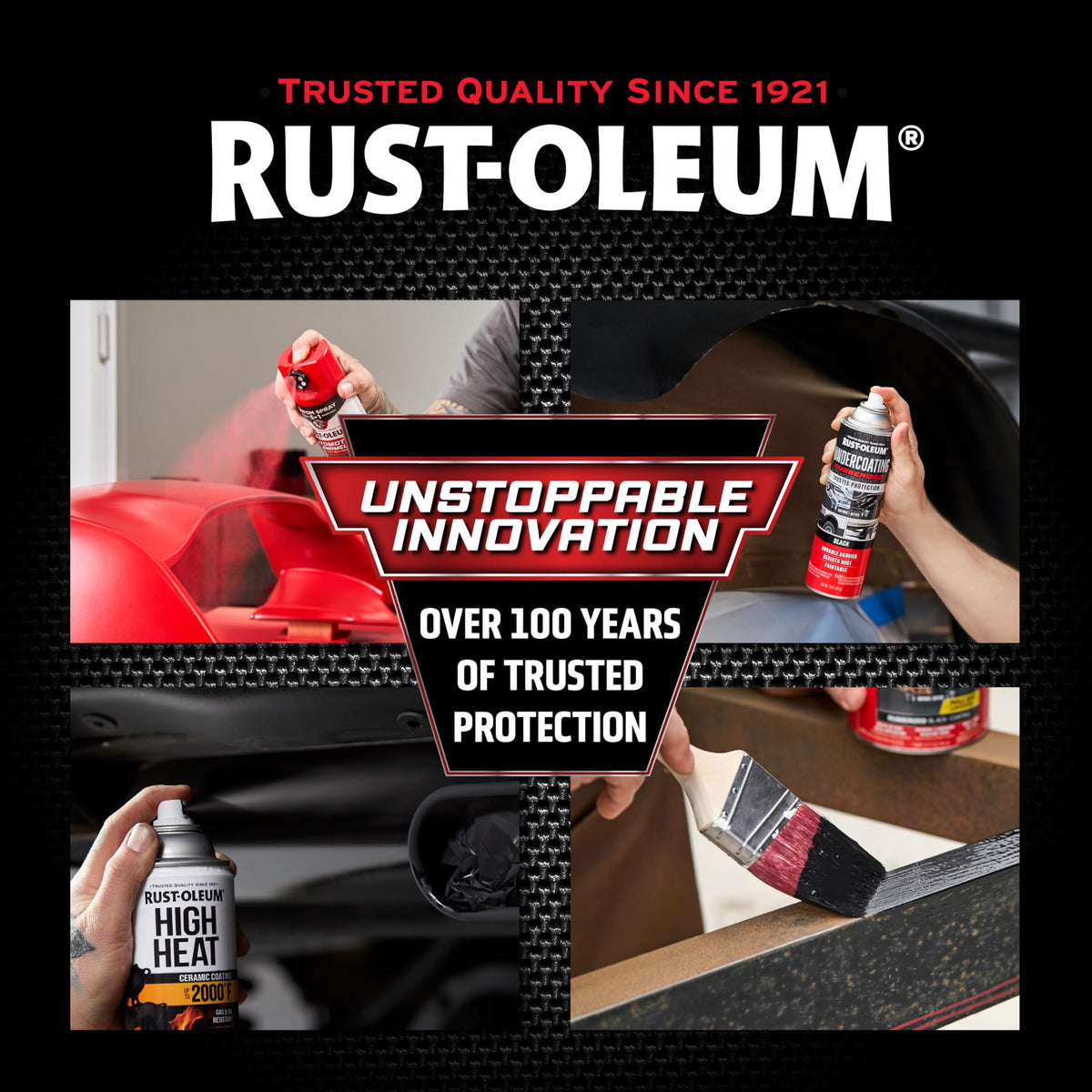 Rust-Oleum High Heat 5-in-1 Spray Paint, Flat Black