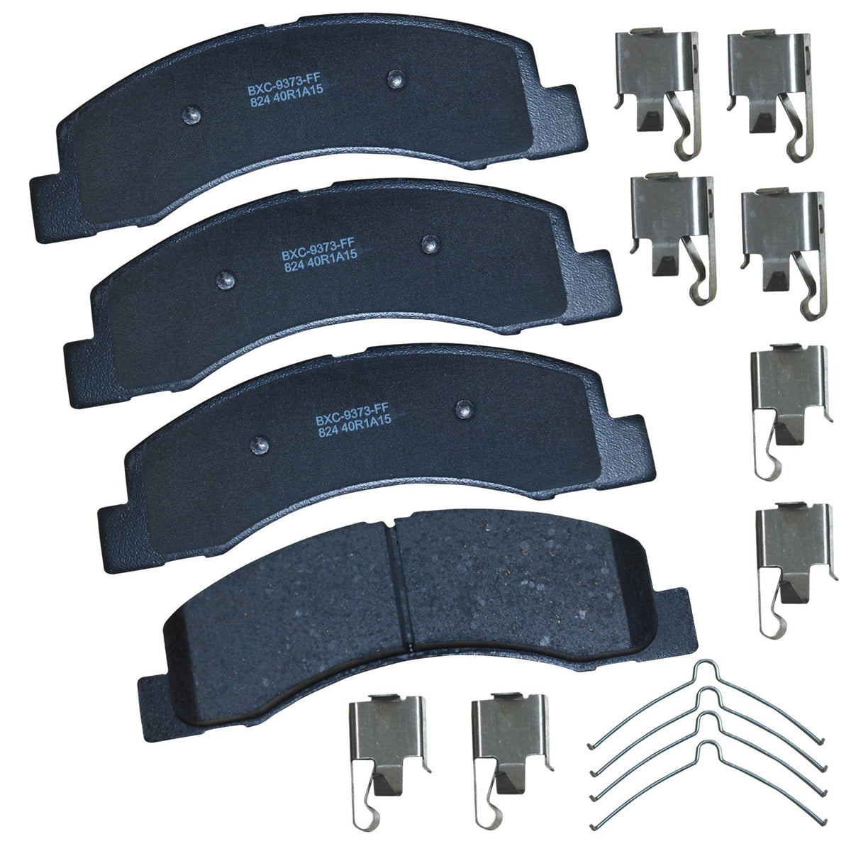 Bendix Premium SBC1363 Ceramic Front Brake Pads for select Cadillac Escalade, ESV, EXT, XTS, Chevrolet Avalanche, Cheyenne, Express 1500, Silverado, Suburban, Tahoe, GMC Savana, Sierra Classic, Yukon