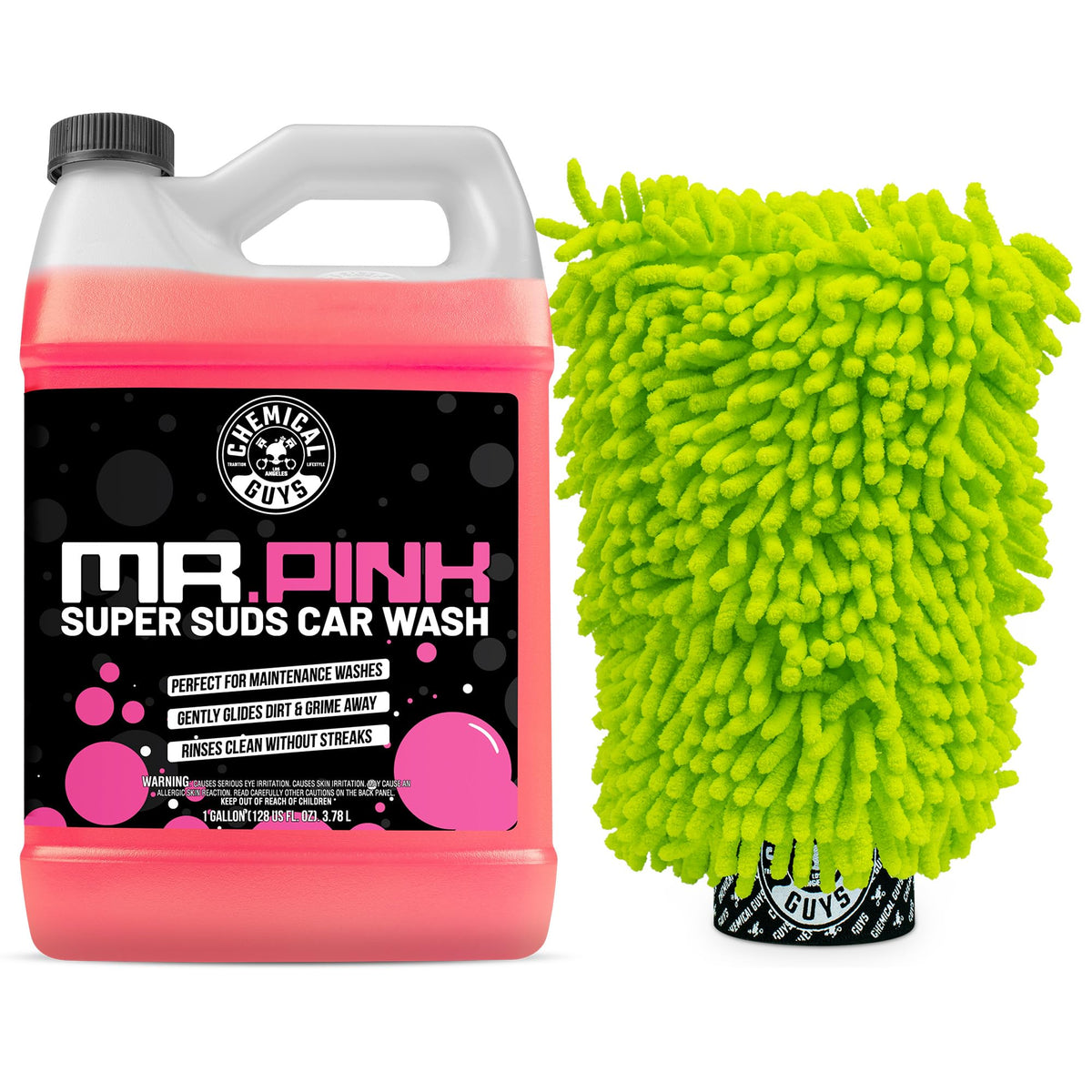 Chemical Guys, Mr. Pink Car Wash Soap, Foam Cannon & Bucket Wash, 64 oz