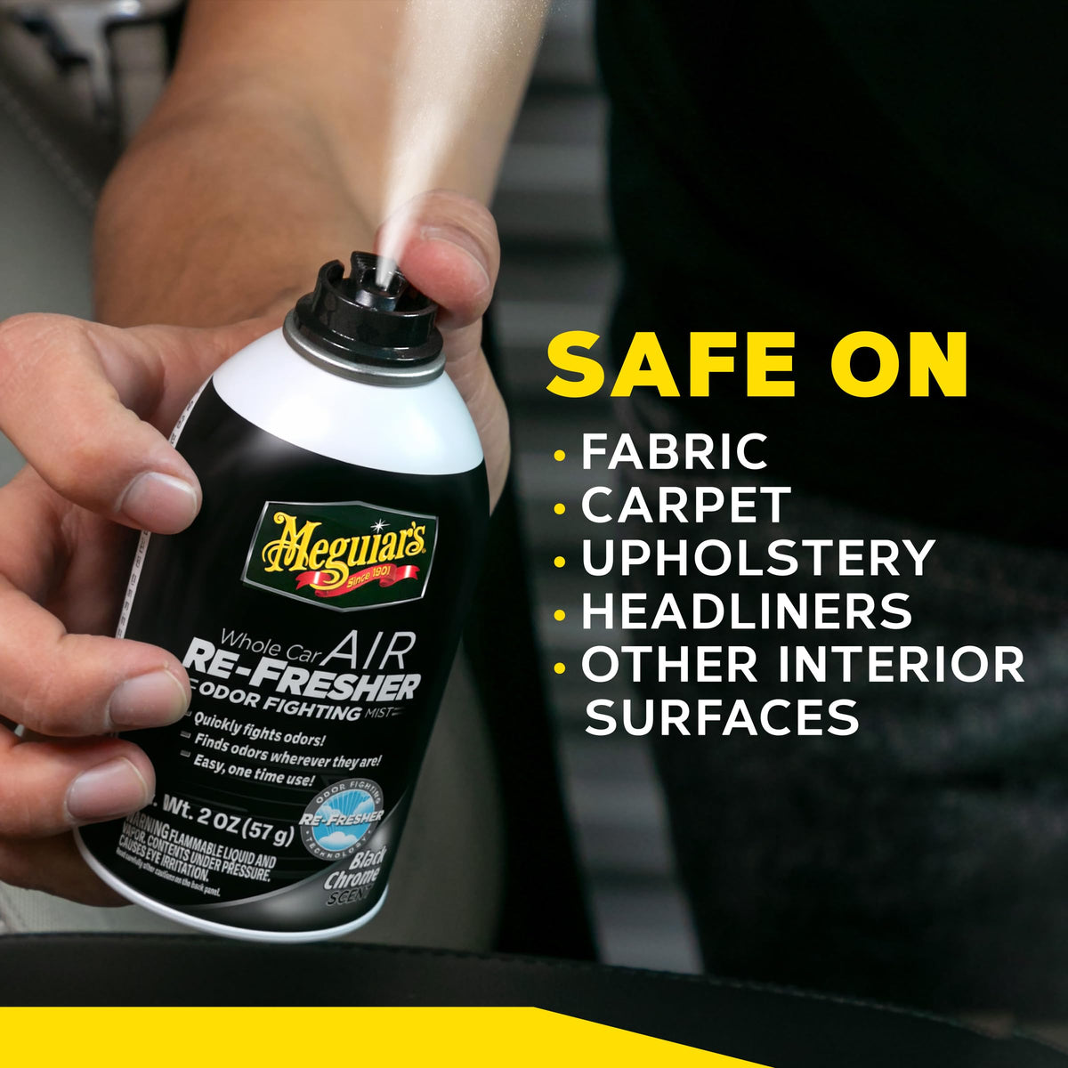 Meguiar's Car Air Refresher Odor Fighting Mist, Tropical Rainforest, 2 Oz