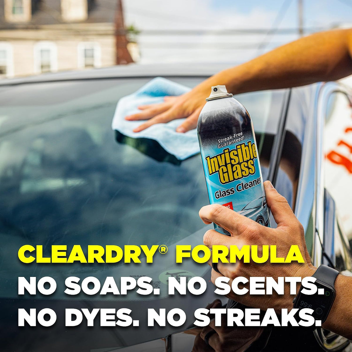 Invisible Glass Auto Glass Cleaner Foaming Spray, 19 oz, 91164 (Pack of 2)