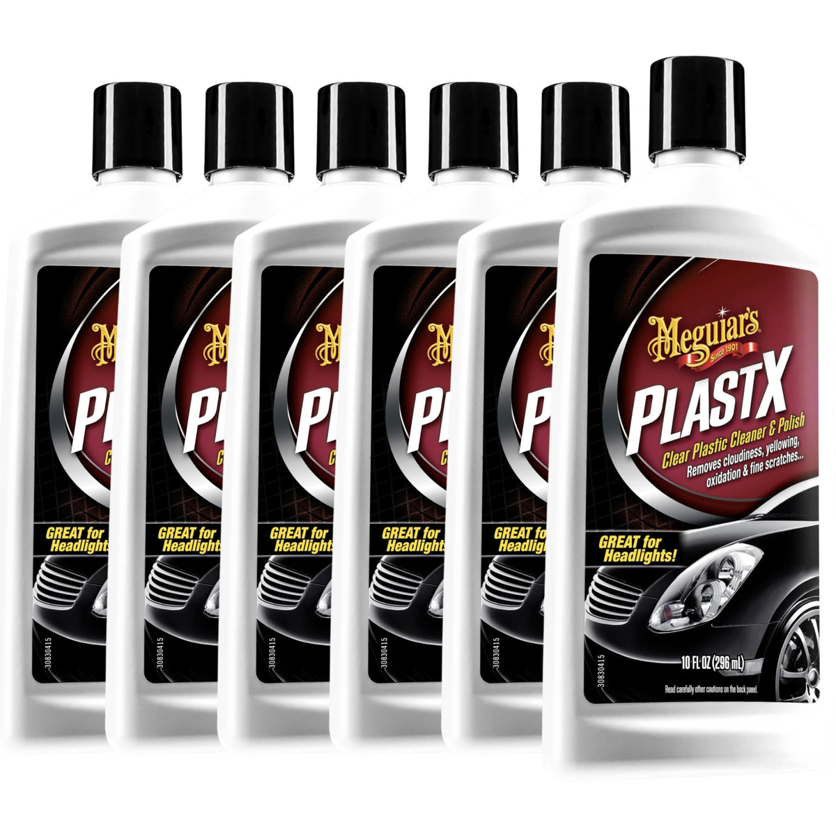 Meguiar's PlastX Clear Plastic Polish Headlight Restoration Polish, 10 Oz