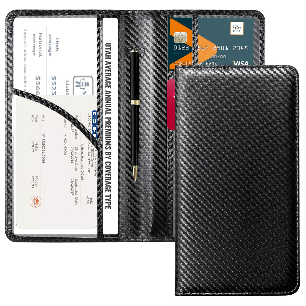 CoBak Car Registration and Insurance Holder