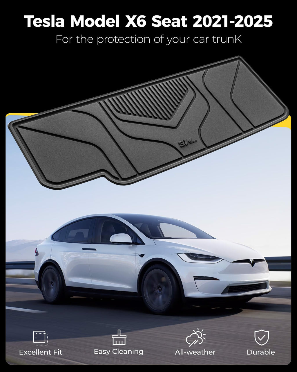 3W Tesla New Model Y Juniper 2025 2026 2027 Floor Mats, Not for Standard