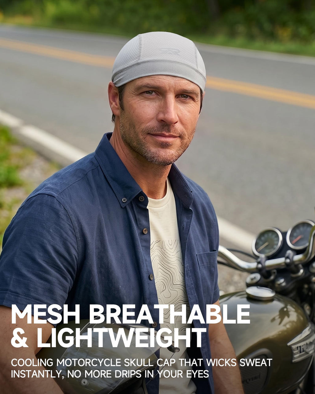 AUSFLUG Skull Cap Helmet Liner, Breathable Cooling Moisture-Wicking