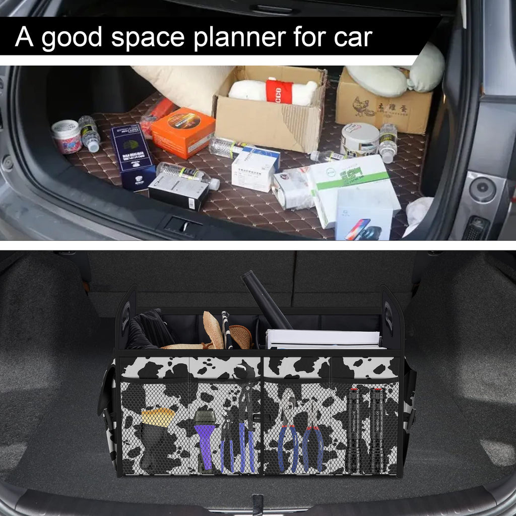 Femuar Car Trunk Organizer-Collapsible Car Storage for Suv/Jeep/Sedan