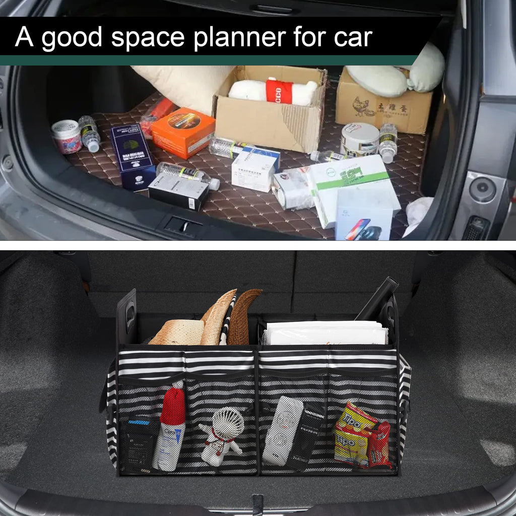 Femuar Car Trunk Organizer-Collapsible Car Storage for Suv/Jeep/Sedan