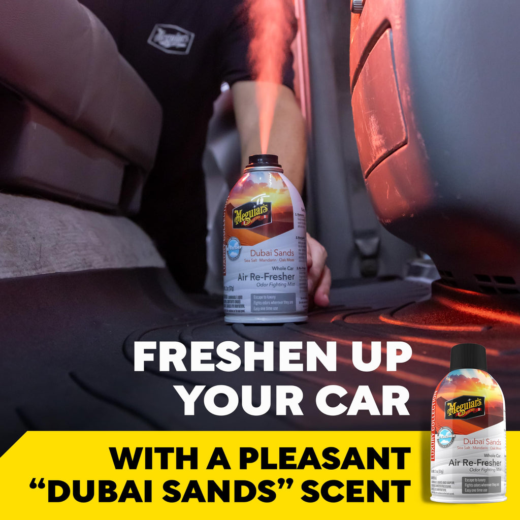 Meguiar's Car Air Refresher Odor Fighting Mist, Tropical Rainforest, 2 Oz