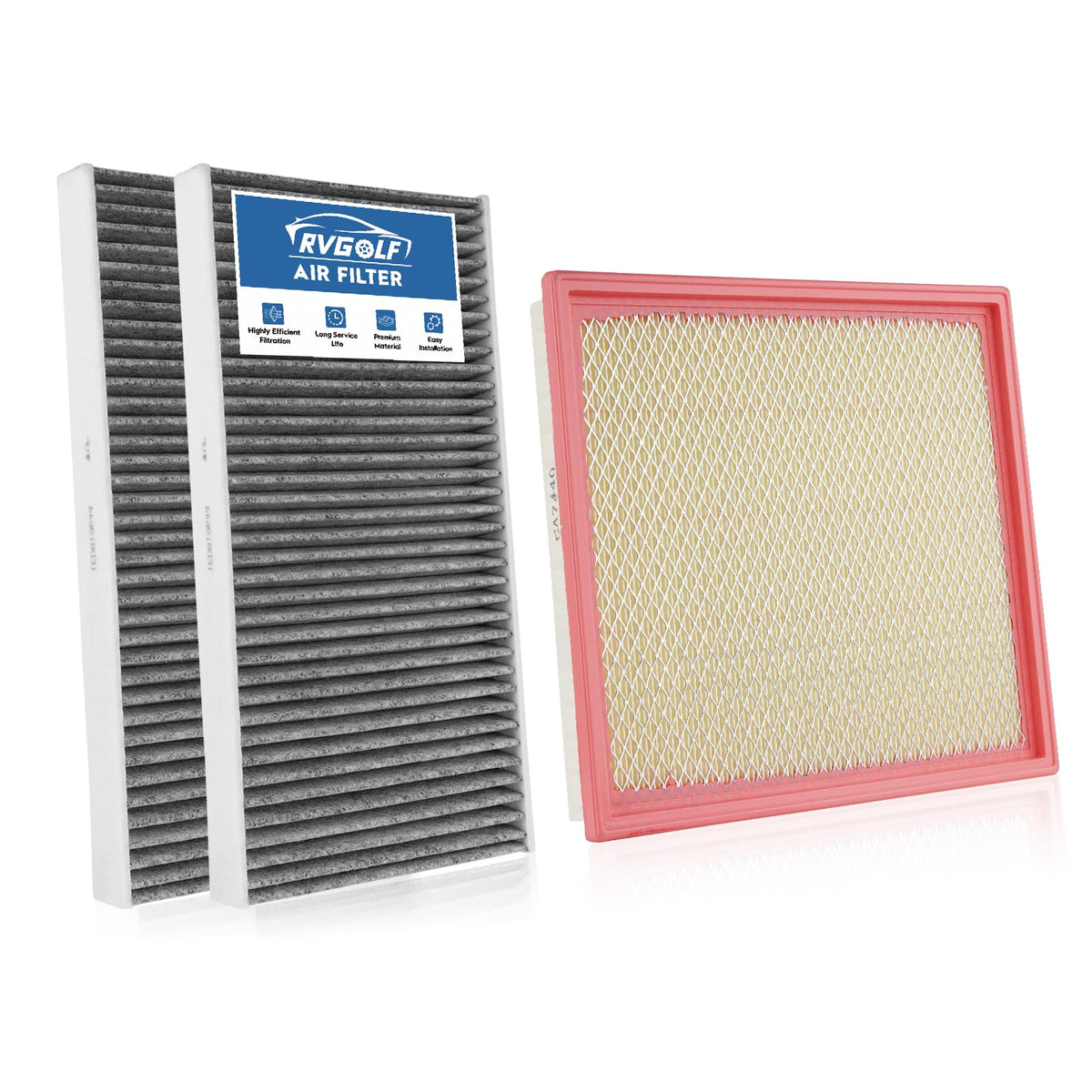Engine+Cabin Air Filter Fit for 2016-2026 Civic(2.0L), 2023-2026 HR-V(2.0L)