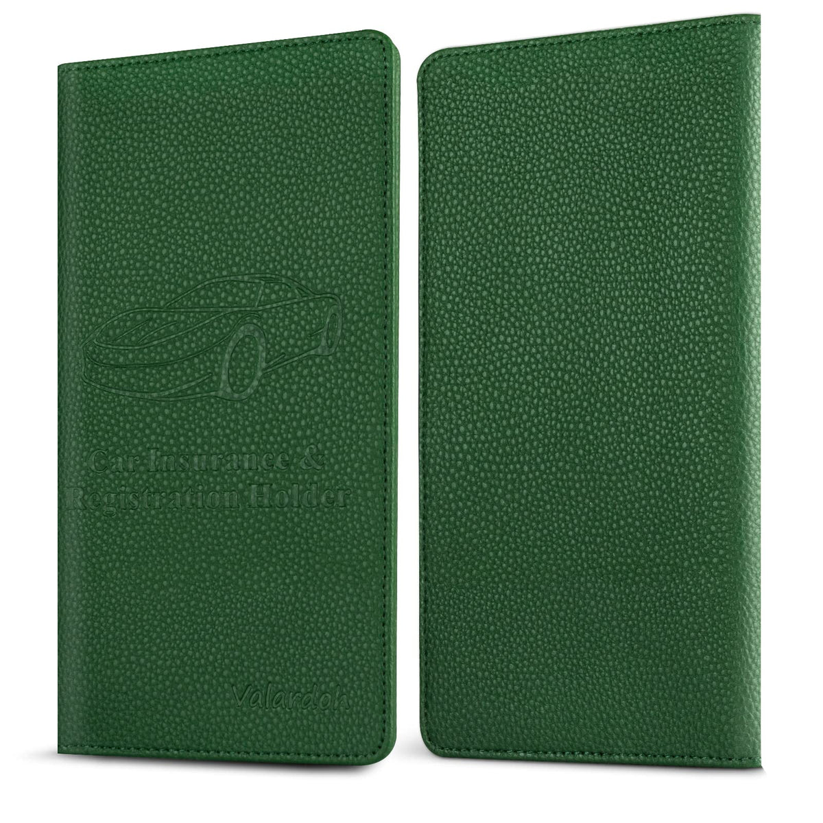 Valardoh Premium Car Registration and Insurance Card Holder, Car Document Holder for Cards, Driver License & other Essential Documents (Pink)