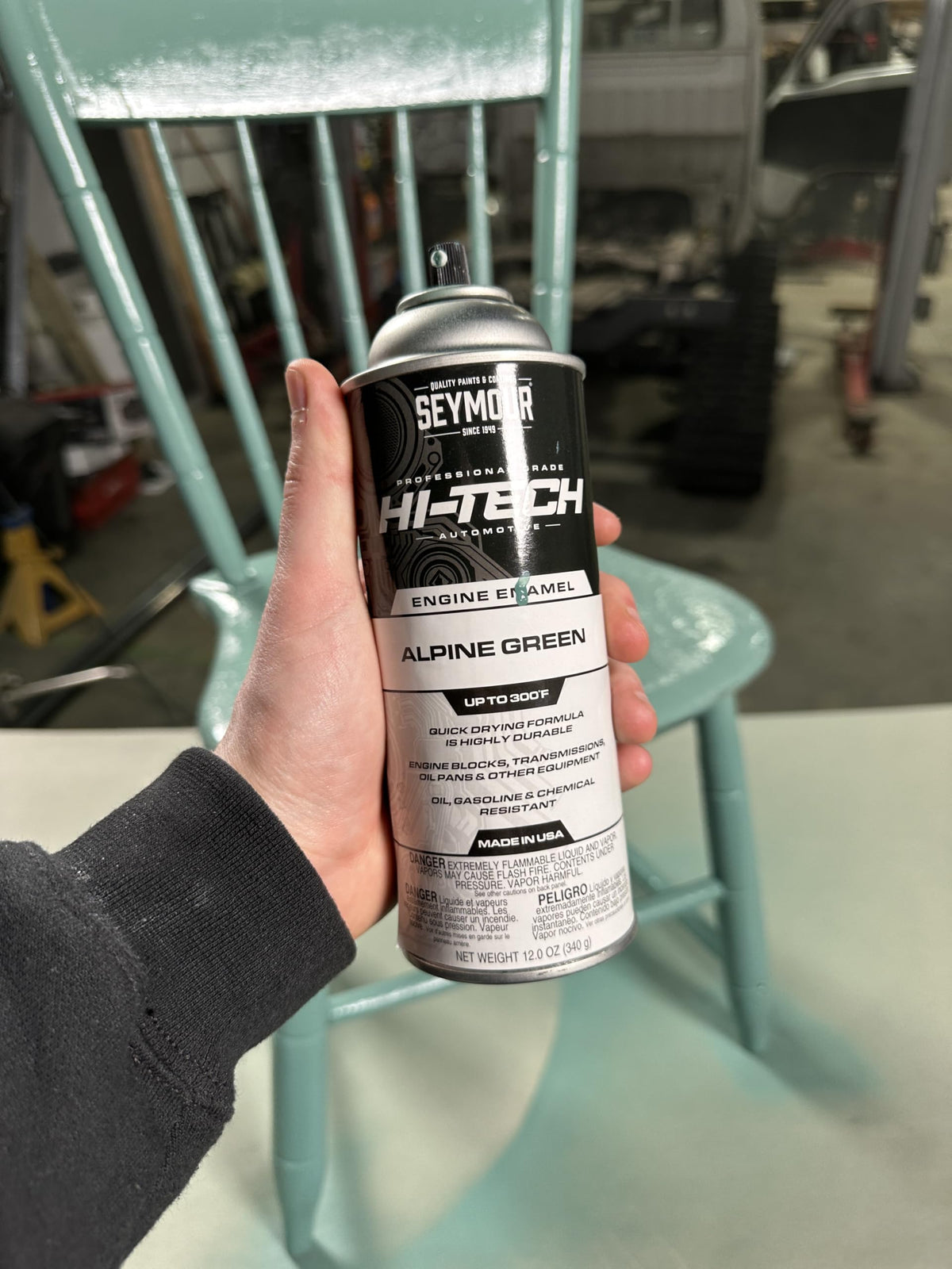 Seymour EN-66 Hi-Tech Engine Spray Paint, AMC Blue