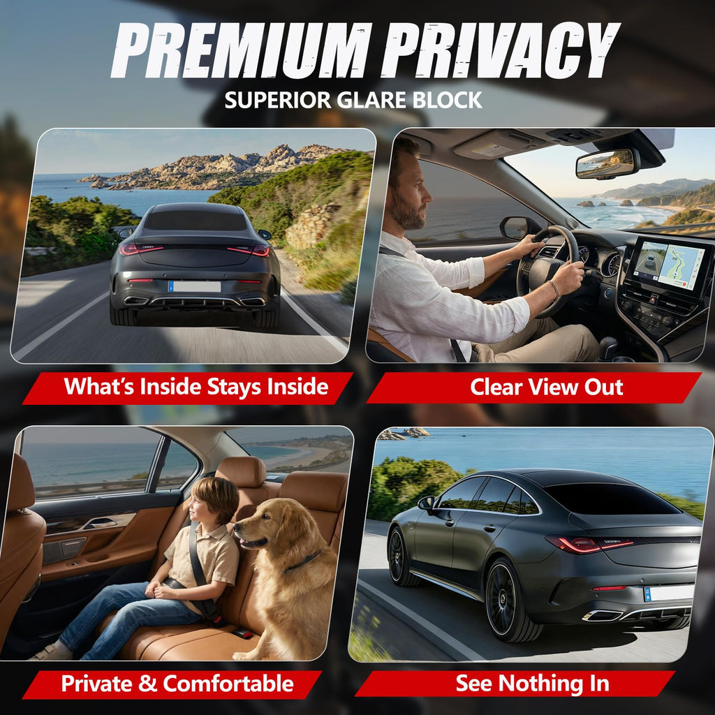 Vepagoo 20% VLT Ceramic Car Window Tint Film, 20" x20FT