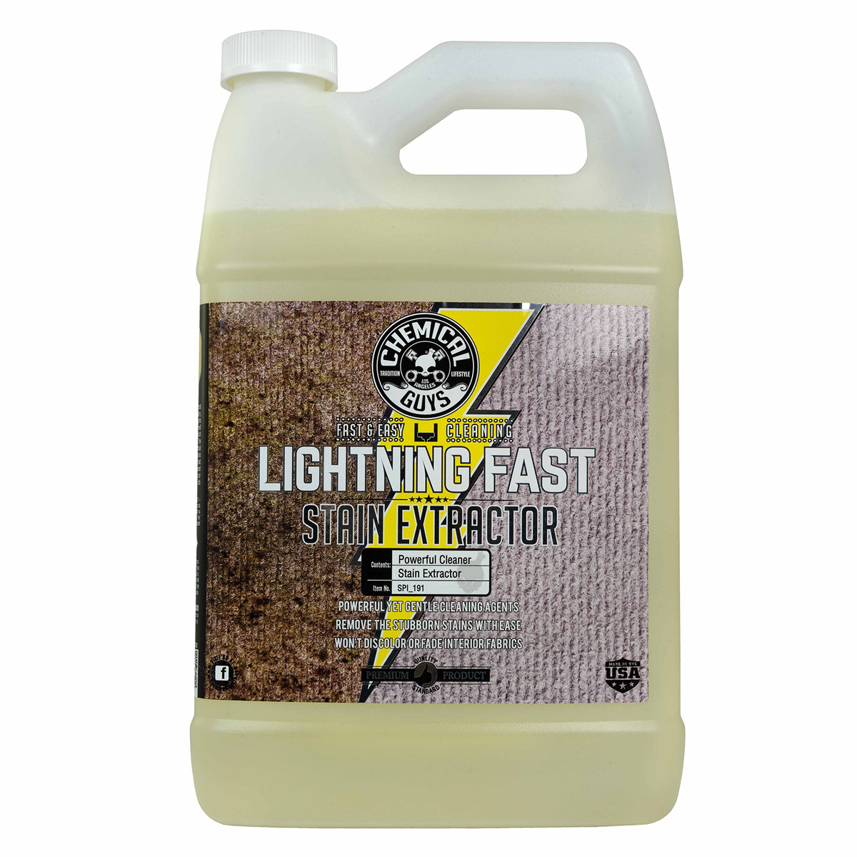 Chemical Guys, Lightning Fast Carpet & Upholstery Stain Extractor, 16 oz