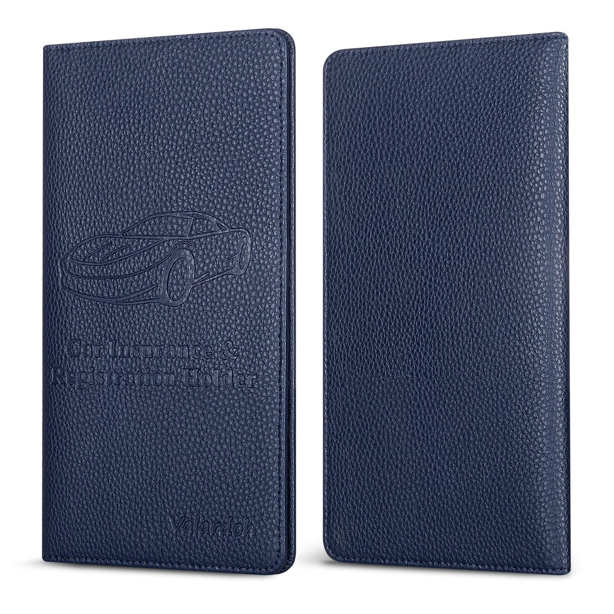 Valardoh Premium Car Registration and Insurance Card Holder, Car Document Holder for Cards, Driver License & other Essential Documents (Pink)