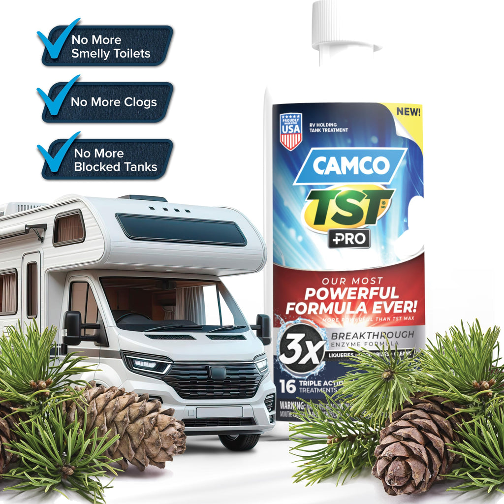 Camco TST MAX RV Toilet Treatment 1 Gallon - Orange Scent - Made in the USA