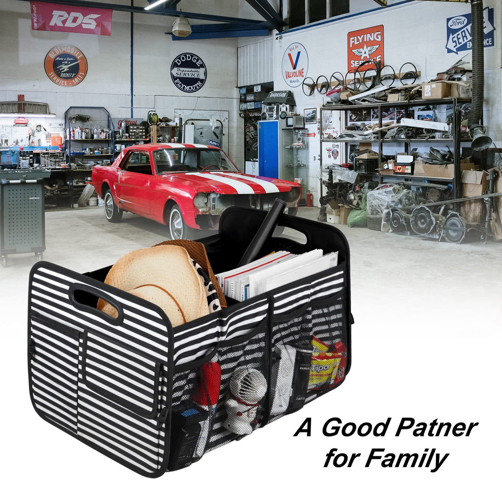 Femuar Car Trunk Organizer-Collapsible Car Storage for Suv/Jeep/Sedan