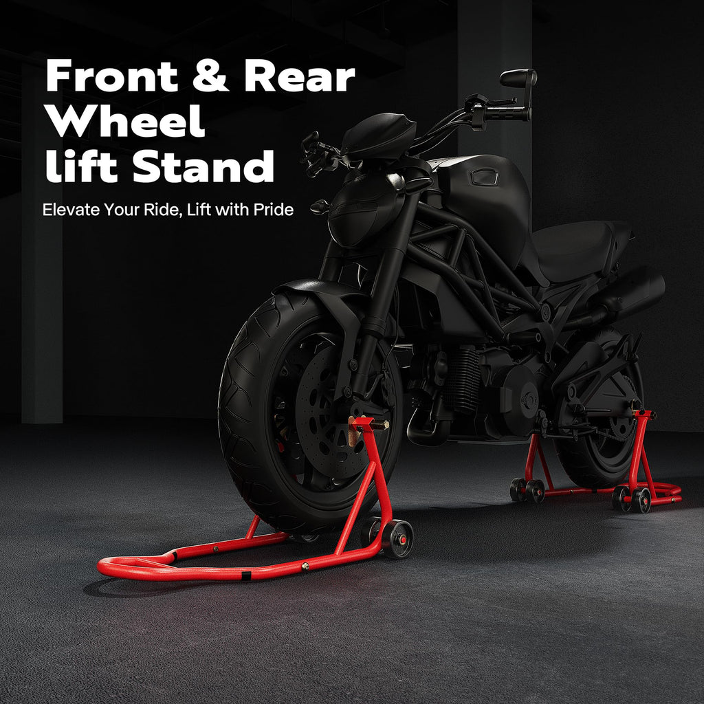 SPECSTAR Universal Motorcycle Stands 882 Lbs Capacity,Black