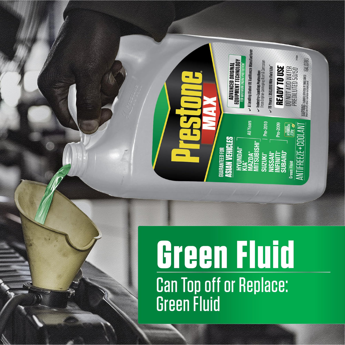Prestone MAX Euro Violet 50/50 Antifreeze Automotive Coolant, Pack of One