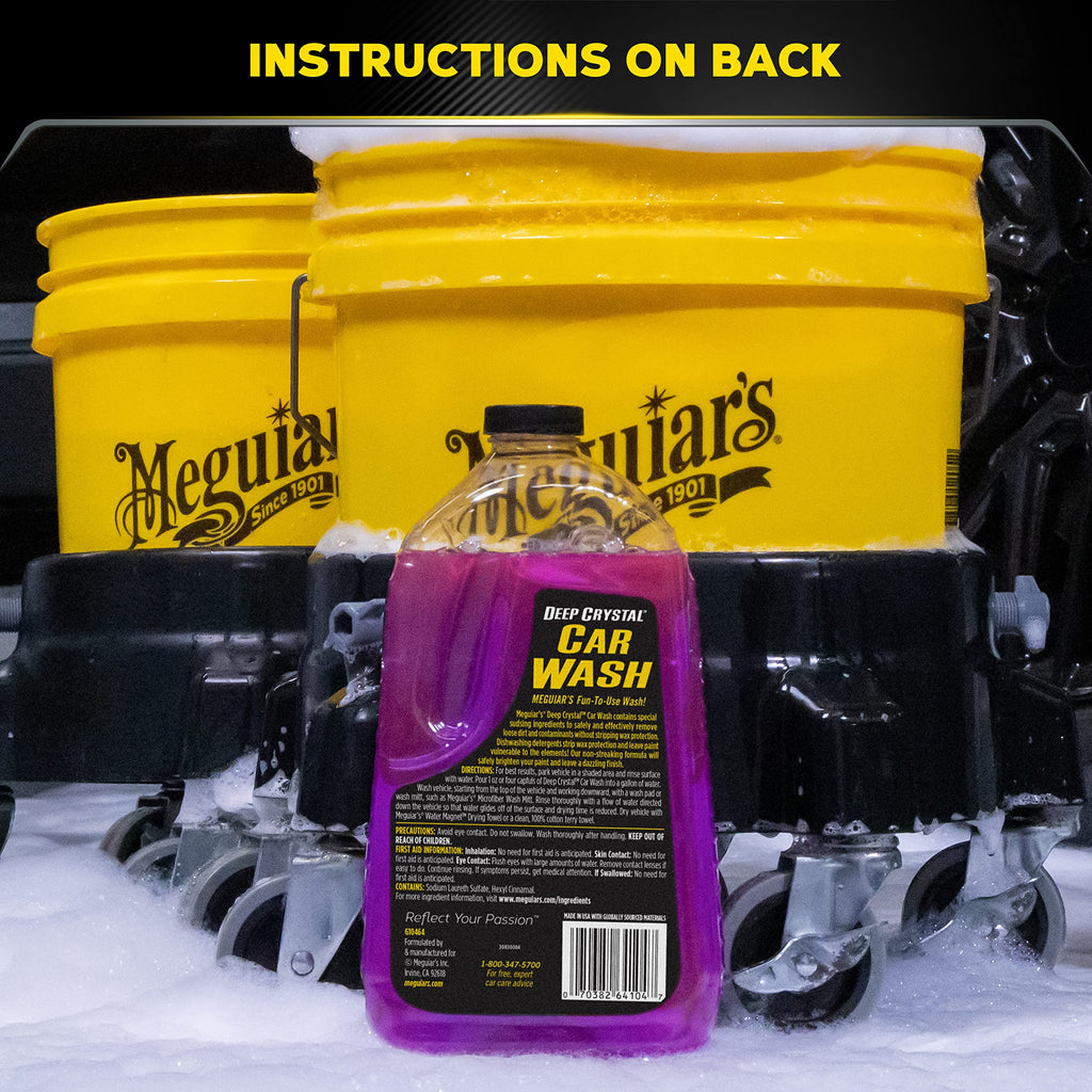 Meguiar's Deep Crystal Car Wash, 64 Oz