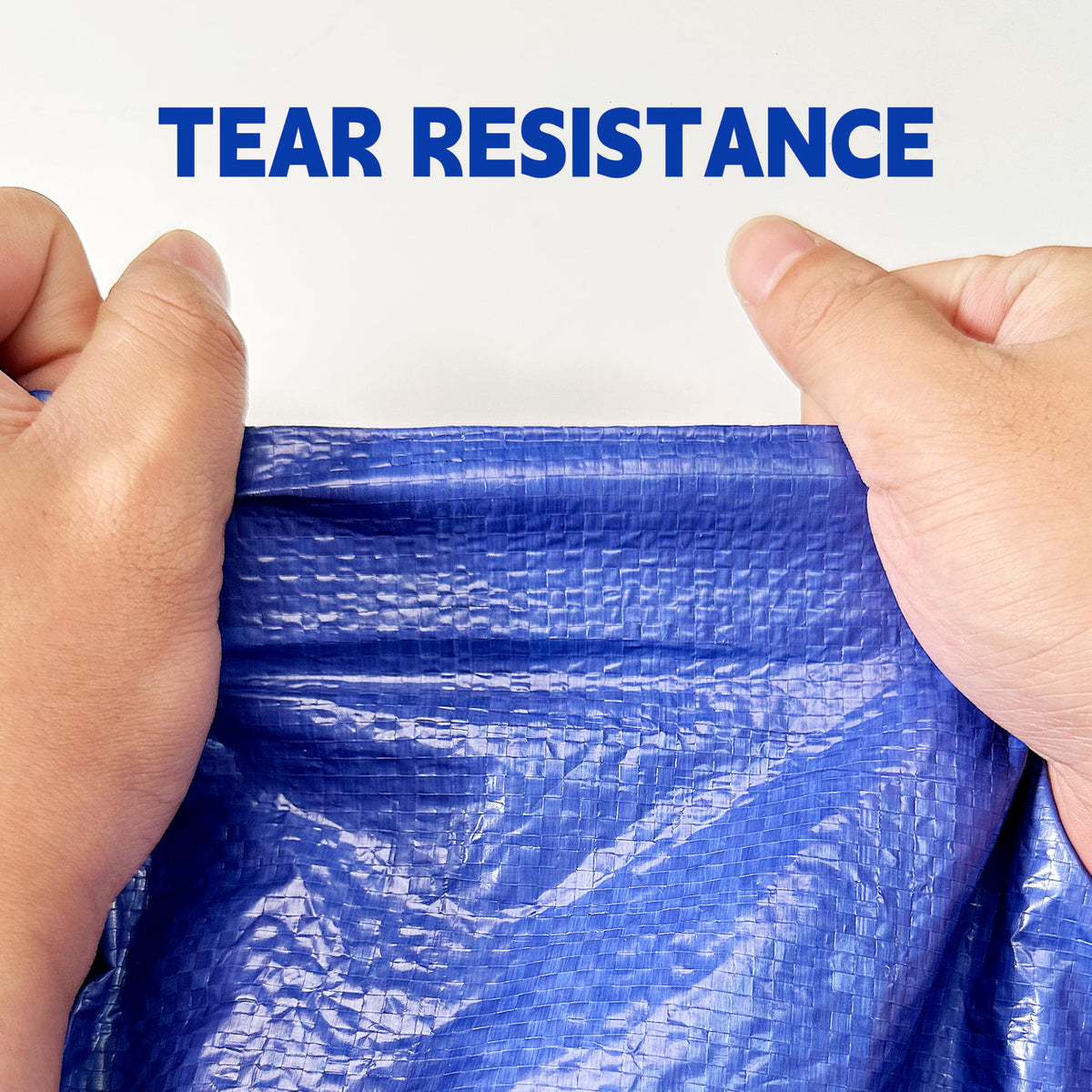 20x30Ft 5mil Waterproof Tarp, UV Resistant Blue Multipurpose Tarps