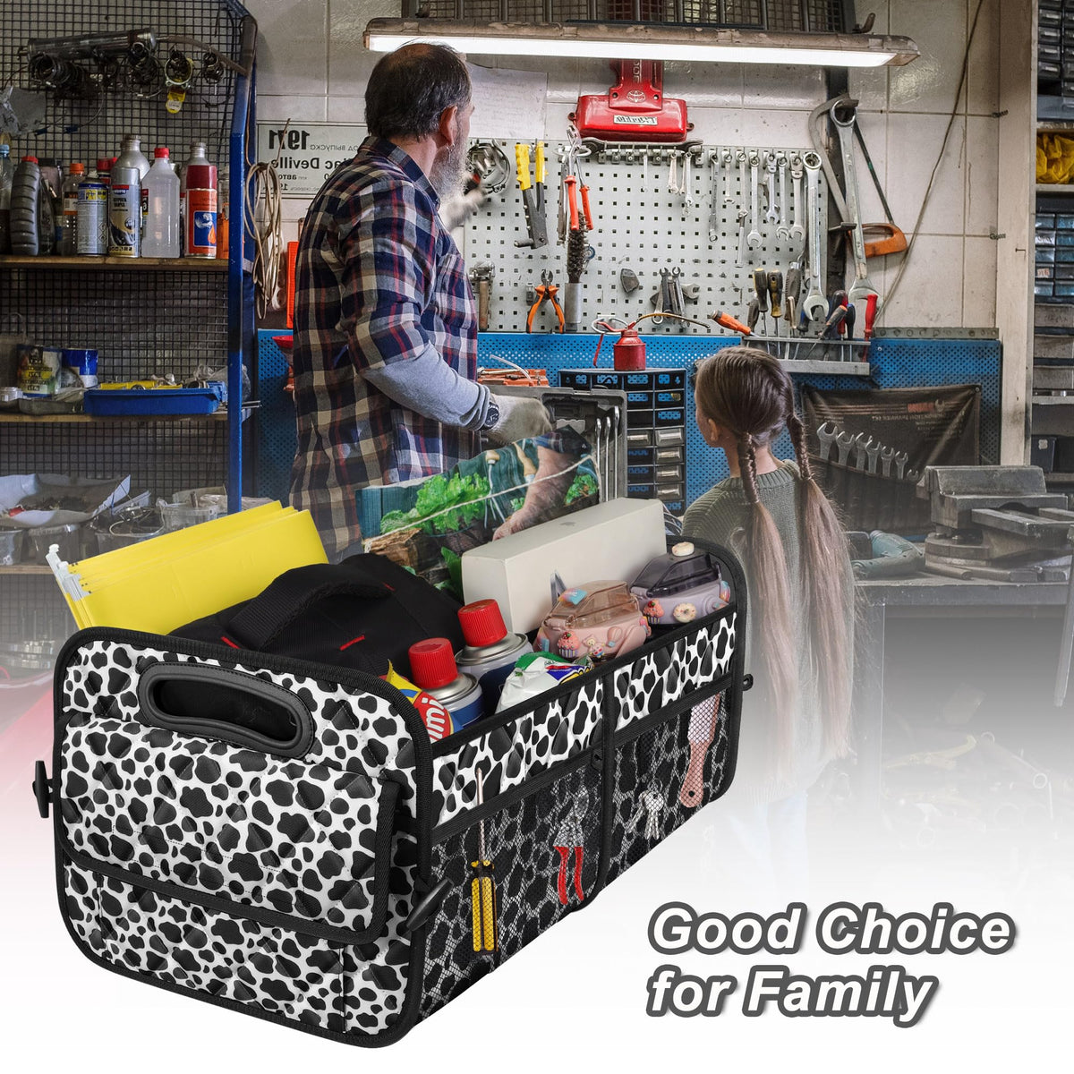Deosk Car Trunk Organizer for SUV, Foldable Car Organizers and Storage