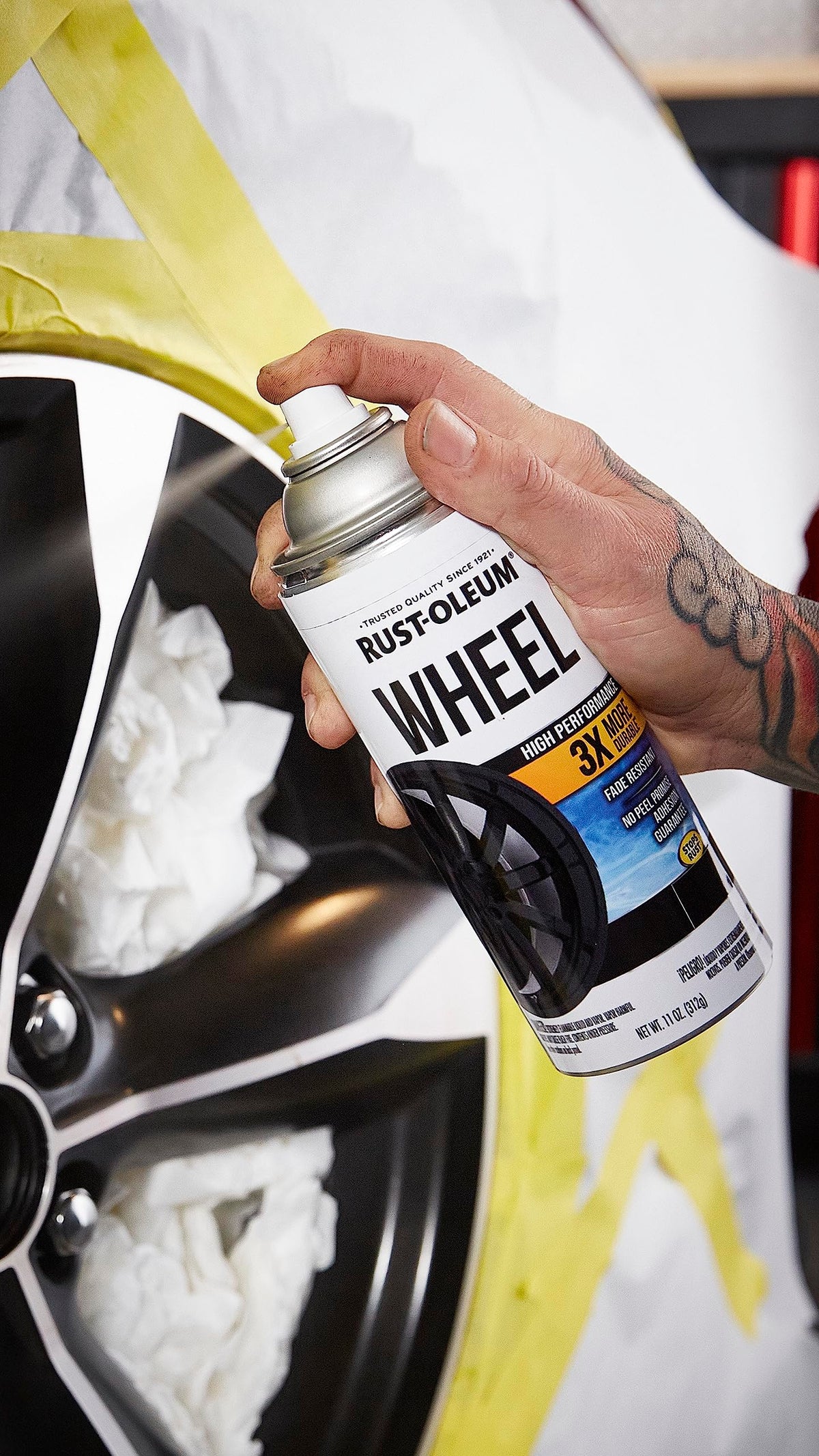 Rust-Oleum High Performance Wheel Spray Paint, Gloss Black
